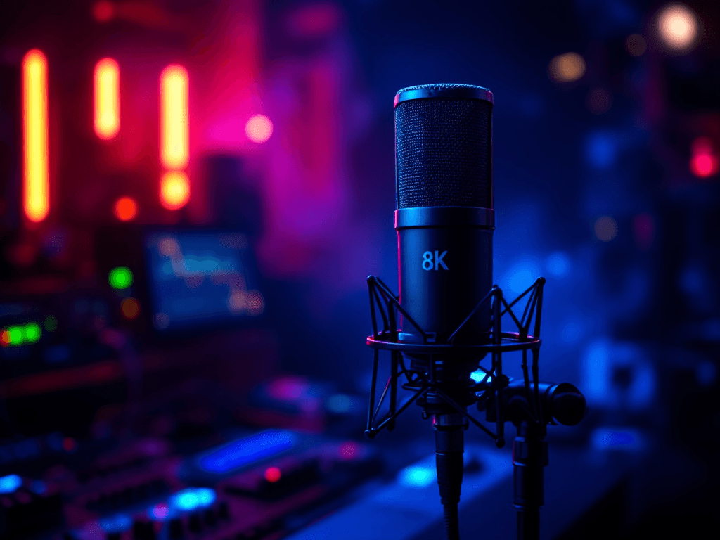Microphone in VXR Labs studio